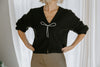 The Holiday Cardigan - Black