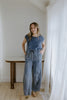 Mineral Wash Denim Top & Pant Set