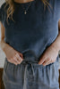 Mineral Wash Denim Top & Pant Set