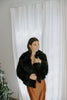 The Elevated Classic Faux Fur Jacket - Black