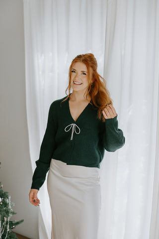 Bell Sleeve Front Tie Romper