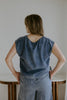 Mineral Wash Denim Top & Pant Set