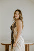 Halter Backless Printed Midi - Oat