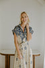 Button Down Belted Maxi - Blue