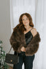 The Elevated Classic Faux Fur Jacket - Brown