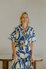 Set Sail Scalloped Dress - Blue