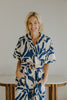 Set Sail Scalloped Dress - Blue