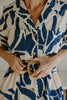 Set Sail Scalloped Dress - Blue