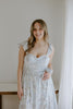 Corset Floral Dress - Blue