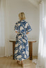 Set Sail Scalloped Dress - Blue