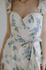 Parisian Bloom - Corset Midi - Blue