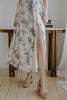 Parisian Bloom - Corset Midi - Blue