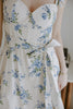 Parisian Bloom - Corset Midi - Blue