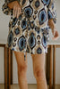 Printed Short - Blue