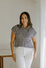 Lightweight Short Sleeve Stripe Shirt - Navy
