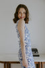 V-Neck Parisian Print Dress