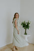 Bubble Top & Flowy Midi Skirt Set - Olive