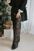 Lace Pants - Black