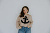 Anchor Sweater - Taupe