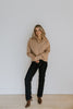 3/4 Zip Sweater - Taupe