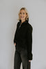 3/4 Zip Sweater - Black
