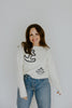 White Anchor Sweater