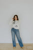 White Anchor Sweater