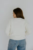 White Anchor Sweater