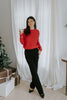 Cable Knit Super Soft Sweater - Red
