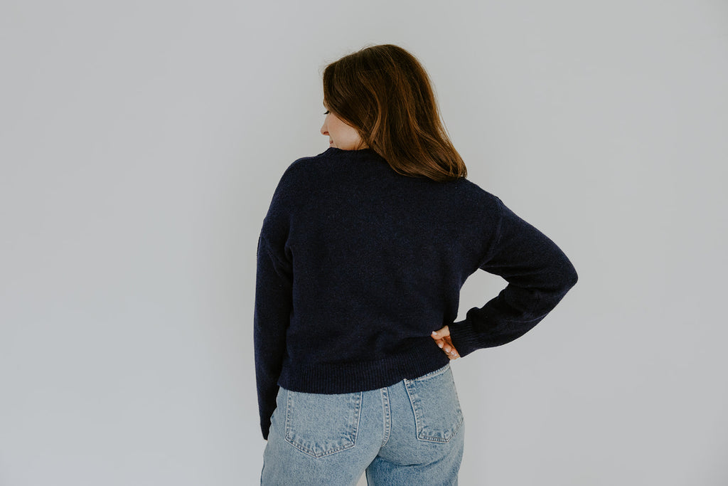 Blue Anchor Sweater