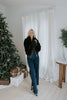 Cozy Luxe Faux Fur Jacket - Black
