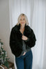 Cozy Luxe Faux Fur Jacket - Black
