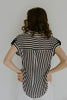 Lightweight Short Sleeve Stripe Shirt - Navy