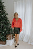 The Holiday Cardigan - Red