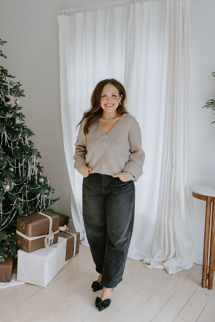 The Holiday Cardigan - Mocha