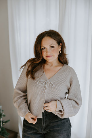 Bell Sleeve Front Tie Romper