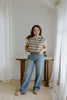 Striped Casual Shirt - Olive/Black