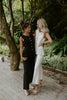 Short Sleeve & Wide Leg Knit Set - Black