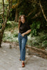 Short Puff Sleeve Sweater - Black