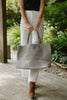Large Woven Bag - Grey