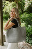 Large Woven Bag - Grey
