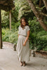 Linen Top & Skirt Set - Sage
