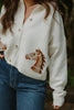 Saddle Up Cardigan - Ivory