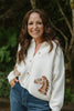 Saddle Up Cardigan - Ivory