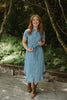 Chambray Button Down Shirt Dress