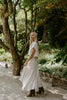 Linen Top & Skirt Set - Oat