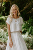 Linen Top & Skirt Set - Oat