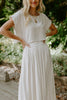 Linen Top & Skirt Set - Oat