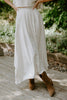 Linen Top & Skirt Set - Oat