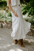 Linen Top & Skirt Set - Oat